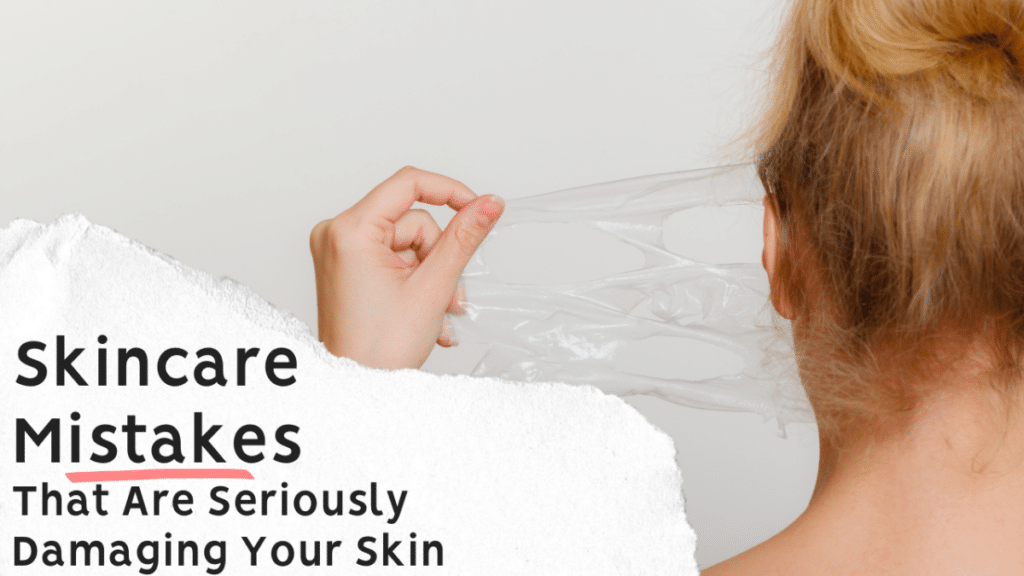 Skincare Mistakes girl with face masque